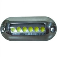 - $51900 - $ lumen LED podvodno svjetlo s okvirom od nehrđajućeg čelika, bijelo