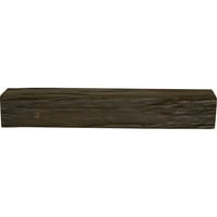 6 H 8 d 48 W Riverwood Fau Wood Kamin Mantel, Onyx