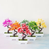 Umjetna biljka Fule Bonsai plastično drvo cvijeće ukras stola u uredu