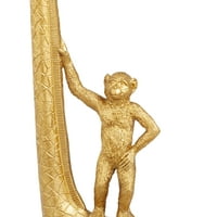 7 25 Zlatni polystone safari životinja skulptura