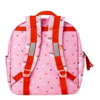 Wonder Nation Rainbow Llama 17 Ružičasti ruksak za djevojke s toteom za ručak 4-komad set