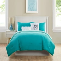 Home Aqua Blue Sunset Dreams Poscending kombinezon, lažnih i ukrasnih jastuka koji su uključeni
