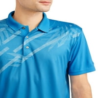 Ben Hogan asimetrična tiskana polo majica s performansama, do veličine 5xl