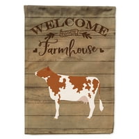 _6771 zastava dobrodošlice Iirshire krave za vrt mala, višebojna
