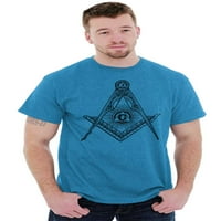 Duhovna majica kratkih rukava, Majice, simbol masona, kreativna grafika Iluminata