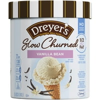 Dreyerov spor zrna od vanilije bez šećera dodani lagani sladoled 1. qt. Kada