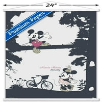Disneev Minnie Mouse - Slatki zidni plakat u drvenom magnetskom okviru, 22.375 34