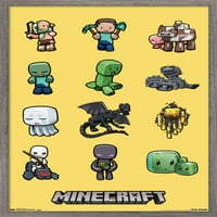Zidni plakat s likovima Minecraft, 14.725 22.375