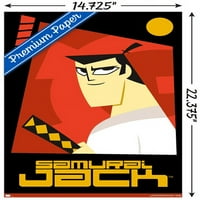 Samurai Jack-Crveni zidni poster, 14.725 22.375