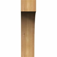 4 W 12 d 16 h Huntington Rough Wall Corbel, zapadni crveni cedar