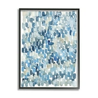 Obalna pločica Grace Popp apstraktni dječji plavi bež oblici 16 20 uokvirene slike umjetnički otisci