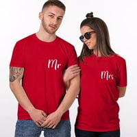 Muška majica za parove u ljubavi, majice kratkih rukava za Valentinovo, labave majice s printom ljubavi, rasprodaja