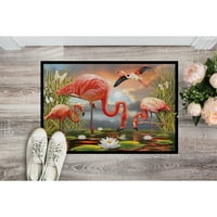 54054 Flamingo prostirka za vrata, prostirka za dom ili na otvorenom, prostirka za dobrodošlicu 36 24