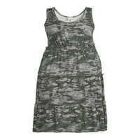 Terra & Sky Women's Plus veličine slojena MIDI haljina