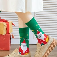 Čarape s božićnim printom, jesen / zima midi čarape, božićne čarape, Ležerne sportske tople čarape