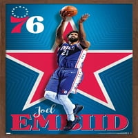 Plakat na zidu Philadelphia 76ers-Joel Embiid, 22.375 34