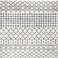 Marokanski tepih od vlakana, 2 ' 6 6', Bež
