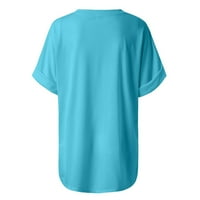 Ombre majice u obliku ombre za žene, Vintage majice kratkih rukava i majice u obliku ombre za žene, ljetne Osnovne Ženske majice