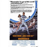 Grafika u stilu pop kulture filmski poster Moonraker, 17